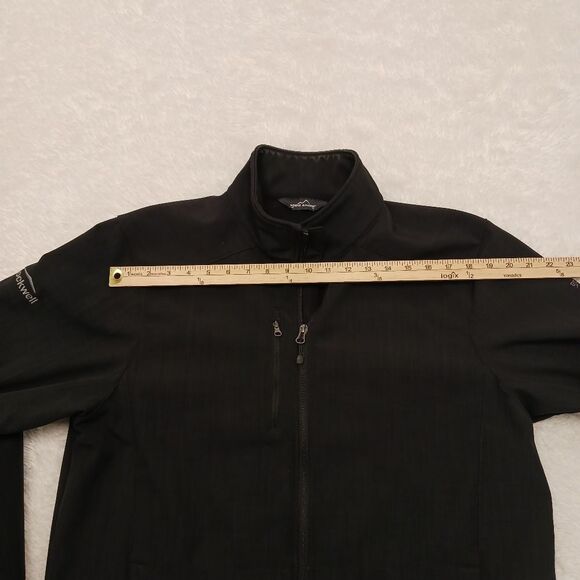 Eddie Bauer Rockwell Collard Jacket Men's Large 3 zip Pockets Velcro cuff. - Picture 13 of 15
